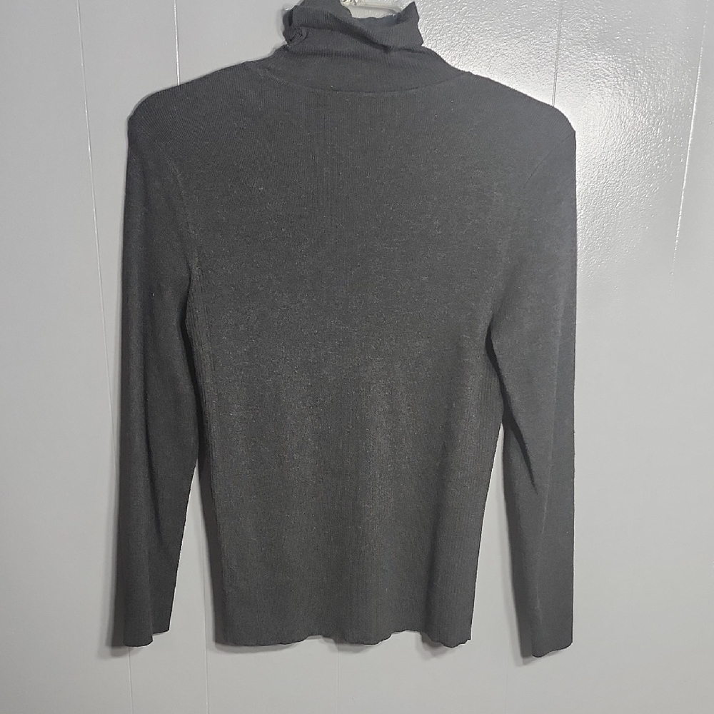 Chico's Charcoal Turtleneck Sweater